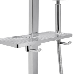 BATERIA PRYSZNICOWA ŁAZIENKOWA F169A CHROM LCD F169A