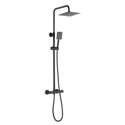 BATERIA PRYSZNICOWA ZESTAW Z DESZCZOWNICĄ T151B T151B-BL