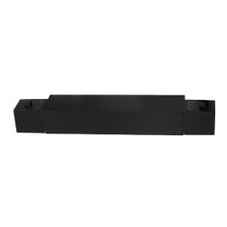 BATERIA WANNOWA ŚCIENNA PRYSZNICOWA ZESTAW Z TERMOSTATEM T202B-BL CZARNA T202B-BL