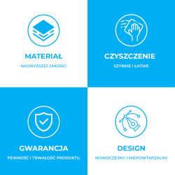BATERIA PRYSZNICOWA Z TERMOSTATEM ŚCIENNA ŁAZIENKOWA NATRYSKOWA T201 CHROM