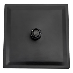 BATERIA PRYSZNICOWA Z TERMOSTATEM I DESZCZOWNICĄ T154B CZARNA T154B-BL