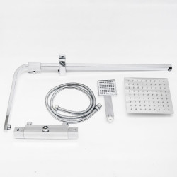 BATERIA PRYSZNICOWA Z TERMOSTATEM I DESZCZOWNICĄ T153A CHROM T153A