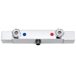 BATERIA PRYSZNICOWA Z TERMOSTATEM I DESZCZOWNICĄ T153A CHROM T153A