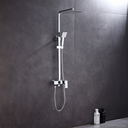 BATERIA PRYSZNICOWA ŁAZIENKOWA Z DESZCZOWNICĄ F170A CHROM F170A