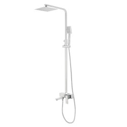 BATERIA PRYSZNICOWA ŁAZIENKOWA Z DESZCZOWNICĄ F170A CHROM F170A