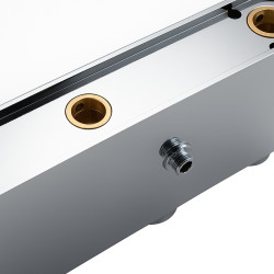 BATERIA PRYSZNICOWA ŁAZIENKOWA Z DESZCZOWNICĄ ŚCIENNA F12A CHROM LCD F12A