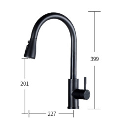 BATERIA KUCHENNA NABLATOWA F1501B CZARNA F1501B-BL