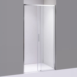 DRZWI PRYSZNICOWE SUPER SLIM NOVA CHROM 100 CM 6 MM NOVA-CH-100