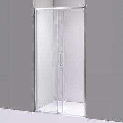 DRZWI PRYSZNICOWE SUPER SLIM NOVA CHROM 100 CM 6 MM NOVA-CH-100
