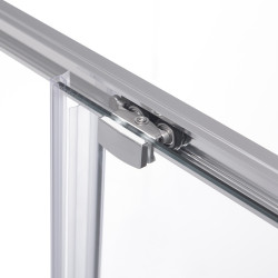 DRZWI PRYSZNICOWE SUPER SLIM NOVA CHROM 100 CM 6 MM NOVA-CH-100