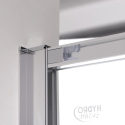 DRZWI PRYSZNICOWE SUPER SLIM NOVA CHROM 100 CM 6 MM NOVA-CH-100