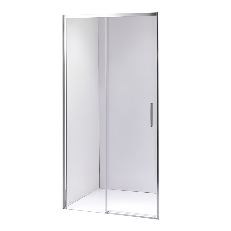 DRZWI PRYSZNICOWE SUPER SLIM NOVA CHROM 110 CM 6 MM NOVA-CH-110
