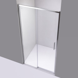 DRZWI PRYSZNICOWE SUPER SLIM NOVA CHROM 120 CM 6 MM NOVA-CH-120