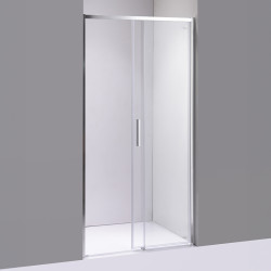 DRZWI PRYSZNICOWE SUPER SLIM NOVA CHROM 120 CM 6 MM NOVA-CH-120