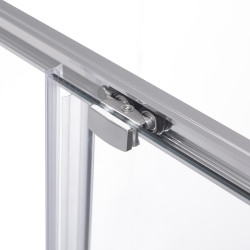 DRZWI PRYSZNICOWE SUPER SLIM NOVA CHROM 120 CM 6 MM NOVA-CH-120