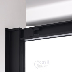 DRZWI PRYSZNICOWE SUPER SLIM NOVA CZARNE 130 CM 6 MM NOVA-BL-130