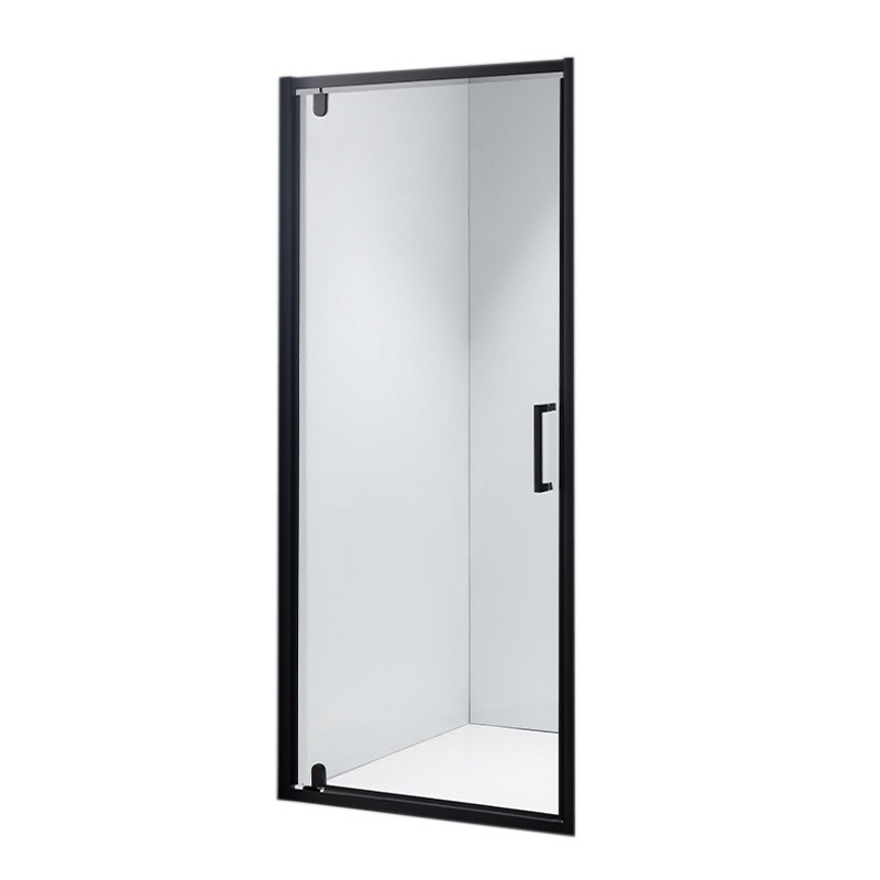 DRZWI PRYSZNICOWE ZOE CZARNE 80 CM 6 MM ZOE-BL-80