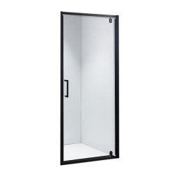 DRZWI PRYSZNICOWE ZOE CZARNE 90 CM 6 MM ZOE-BL-90