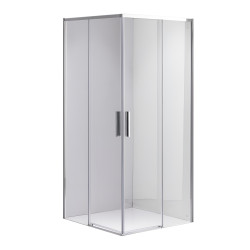 KABINA PRYSZNICOWA KWADRATOWA SUPER SLIM NOVA CHROM 90x90 CM 6 MM NOVA-CH-90X90