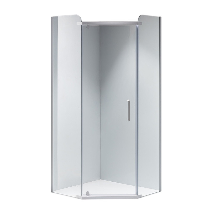 KABINA PRYSZNICOWA PIĘCIOKĄTNA KZ91A BIAŁA 80x80 CM KZ91A-WH-80