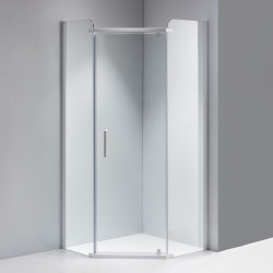 KABINA PRYSZNICOWA PIĘCIOKĄTNA KZ91A BIAŁA 80x80 CM KZ91A-WH-80