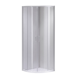 KABINA PRYSZNICOWA PÓŁOKRĄGŁA KZ94C BIAŁA 100x100 CM KZ94C-WH-100