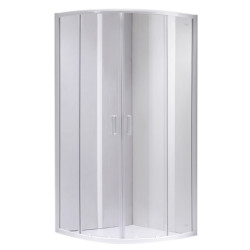 KABINA PRYSZNICOWA PÓŁOKRĄGŁA KZ94D BIAŁA 70X70 CM KZ94D-WH-70