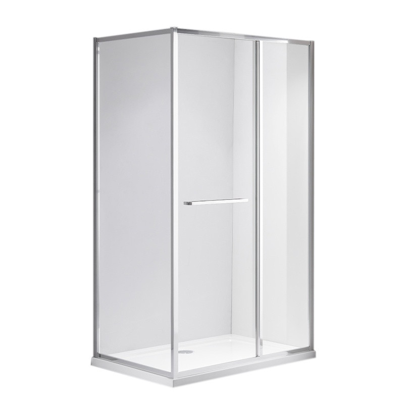 KABINA PRYSZNICOWA PROSTOKĄTNA KIRA CHROM 120X80 CM KIRA-120X80