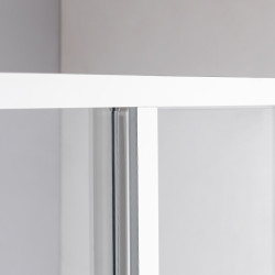KABINA PRYSZNICOWA PROSTOKĄTNA KIRA CHROM 120X80 CM KIRA-120X80