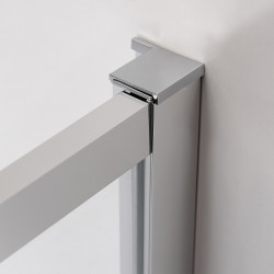 KABINA PRYSZNICOWA PROSTOKĄTNA KIRA CHROM 120X80 CM KIRA-120X80