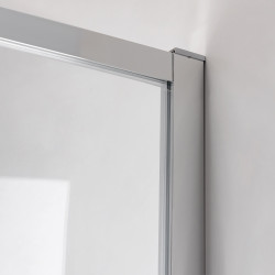KABINA PRYSZNICOWA PROSTOKĄTNA KIRA CHROM 120X80 CM KIRA-120X80