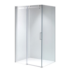 KABINA PRYSZNICOWA PROSTOKĄTNA KZ202A BIAŁA 100x90 CM KZ202A-WH-100X90