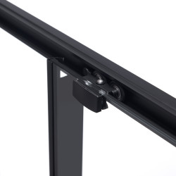 KABINA PRYSZNICOWA PROSTOKĄTNA SUPER SLIM NOVA CZARNA 120x90 CM 6 MM NOVA-BL-120X90