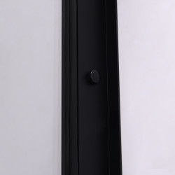 KABINA PRYSZNICOWA PROSTOKĄTNA SUPER SLIM NOVA CZARNA 120x90 CM 6 MM NOVA-BL-120X90