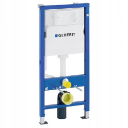 ZESTAW PODTYNKOWY WC STELAŻ GEBERIT DUOFIX MISKA FLOW-WH-03 PRZYCISK CZARNY MAT ZES-FLOW-9
