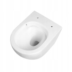 ZESTAW PODTYNKOWY WC STELAŻ GEBERIT DUOFIX MISKA FLOW-WH-03 PRZYCISK CZARNY MAT ZES-FLOW-9