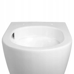ZESTAW PODTYNKOWY WC STELAŻ GEBERIT DUOFIX MISKA FLOW-WH-03 PRZYCISK CZARNY MAT ZES-FLOW-9