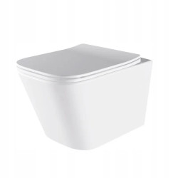 ZESTAW PODTYNKOWY WC STELAŻ GEBERIT DUOFIX MISKA AQUA-WH-03 PRZYCISK BIAŁY ZES-AQUA-5