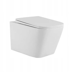 ZESTAW PODTYNKOWY WC STELAŻ GEBERIT DUOFIX MISKA AQUA-WH-03 PRZYCISK CZARNY ZES-AQUA-7