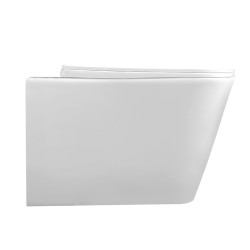 ZESTAW PODTYNKOWY WC STELAŻ GEBERIT DUOFIX MISKA RAIN-WH-RIM-03 PRZYCISK DELTA 50 CZARNY MAT ZES-RAIN-9