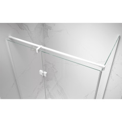 KABINA PRYSZNICOWA PROSTOKĄTNA KZ03A BIAŁA 100x90 CM KZ03A-WH-100X90