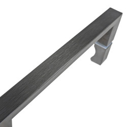 DRZWI PRYSZNICOWE KZ09B SZCZOTKOWANA STAL 105-110 CM 8 MM KZ09B-GR-BR-110