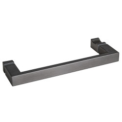 DRZWI PRYSZNICOWE KZ09E SZCZOTKOWANA STAL 135-140 CM 8 MM KZ09E-GR-BR-140