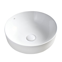 UMYWALKA NABLATOWA CERAMICZNA OKRĄGŁA FINO-WH-415 BIAŁA FINO-WH-415