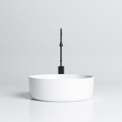 UMYWALKA NABLATOWA CERAMICZNA OKRĄGŁA FINO-WH-415 BIAŁA FINO-WH-415