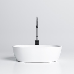 UMYWALKA NABLATOWA CERAMICZNA OWALNA NEO-WH-480 BIAŁY NEO-WH-480