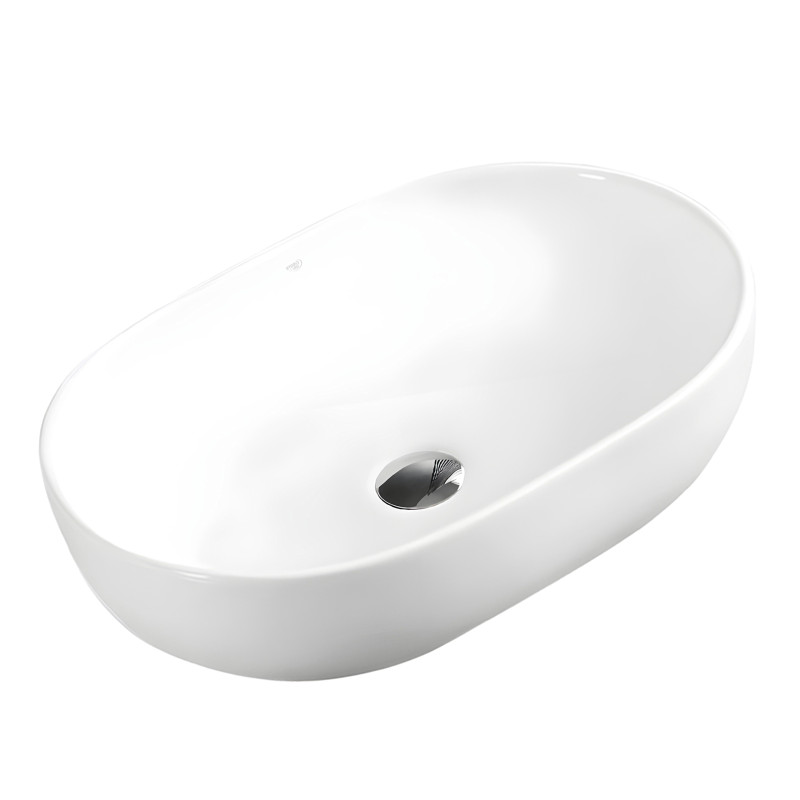 UMYWALKA NABLATOWA CERAMICZNA OWALNA NEO-WH-605 BIAŁY NEO-WH-605