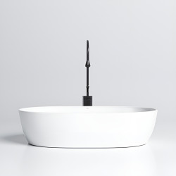 UMYWALKA NABLATOWA CERAMICZNA OWALNA NEO-WH-605 BIAŁY NEO-WH-605