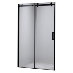 DRZWI PRYSZNICOWE SH03G CZARNE 145-150 CM 8 MM SH03G-BL-150
