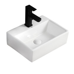 UMYWALKA NABLATOWA CERAMICZNA PROSTOKĄTNA VIVA-WH-400 BIAŁA VIVA-WH-400